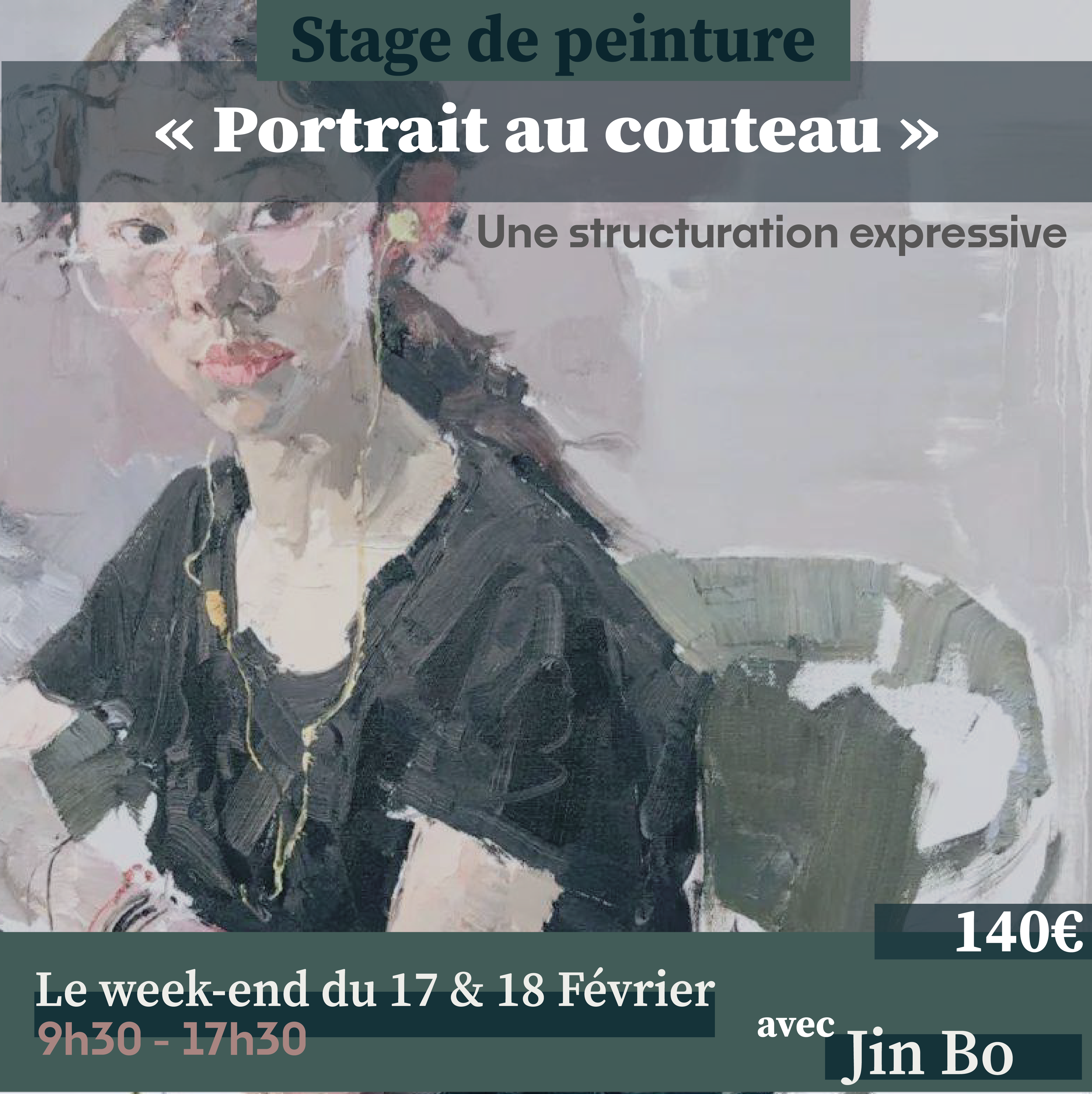 Stage « Portrait au couteau » – Jin BO