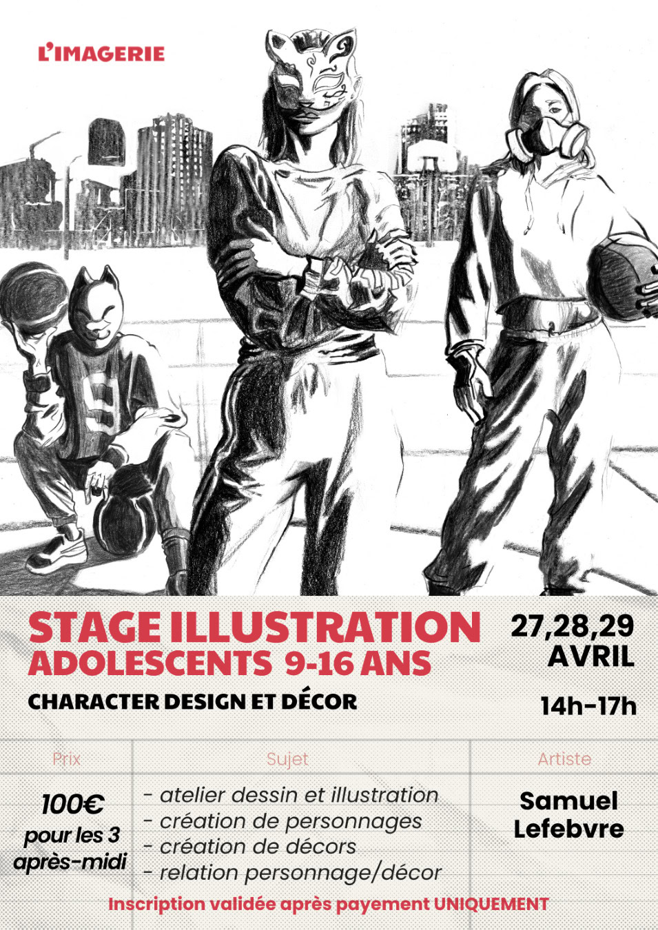 Stage Illustration ado 9-16 ans