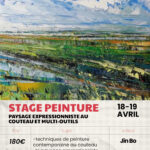 Stage Peinture : paysage expressionniste, matiériste