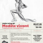 Atelier modèle vivant : Traduire le mouvement